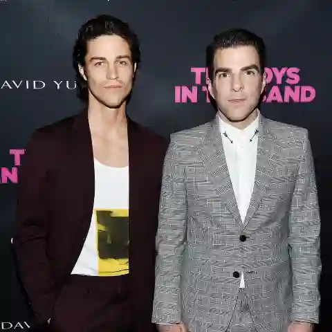 Miles McMillian und Zachary Quinto in New York City