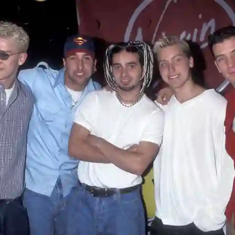 Die Band *NSYNC im Jahr 1998