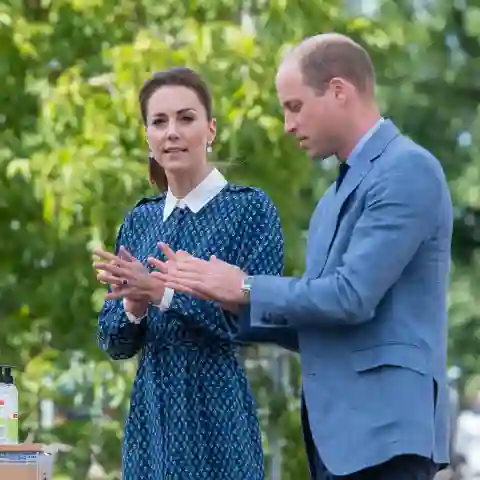 Prinz William und Herzogin Kate besuchen am 5. Juli 2020 das Queen Elizabeth Hospital