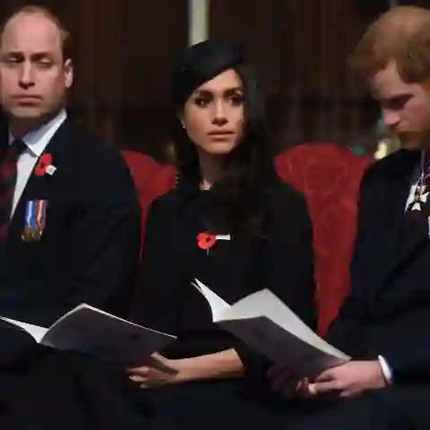 Prinz William, Herzogin Meghan und Prinz Harry