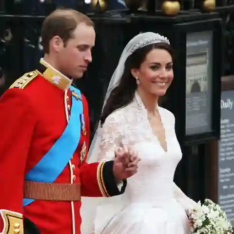 Prinz William und Prinzessin Kate bei ihrer Hochzeit 2011
