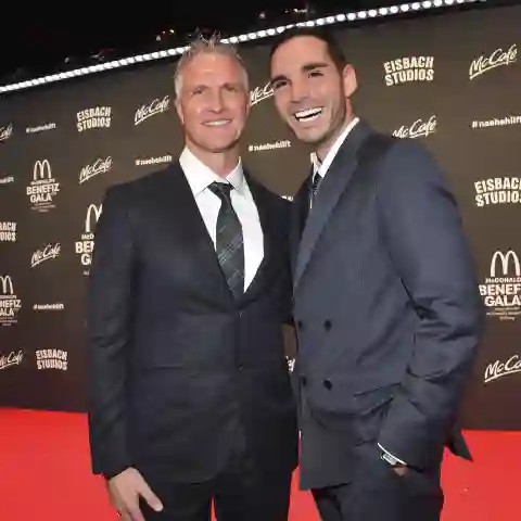 Ralf Schumacher und Étienne pärchenauftritt paar liebe