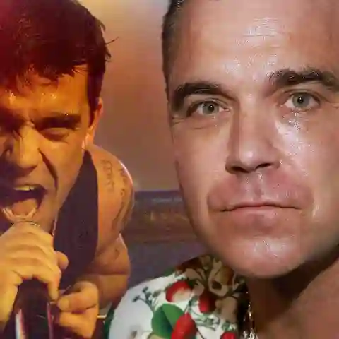 Robbie Williams, Robbie Williams früher, Robbie Williams heute, Robbie Williams Transformation