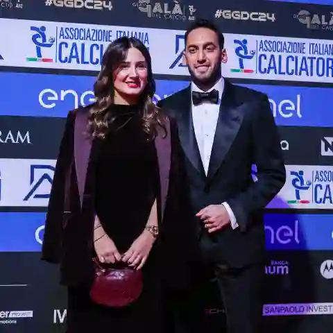 Sinem Gündoğdu und Hakan Çalhanoğlu fußballer ehefrau partnerin spielerfrau