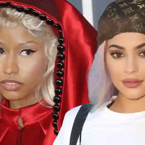 Nicki Minaj und Kylie Jenner sorgten mit ihren Outfits für Furore