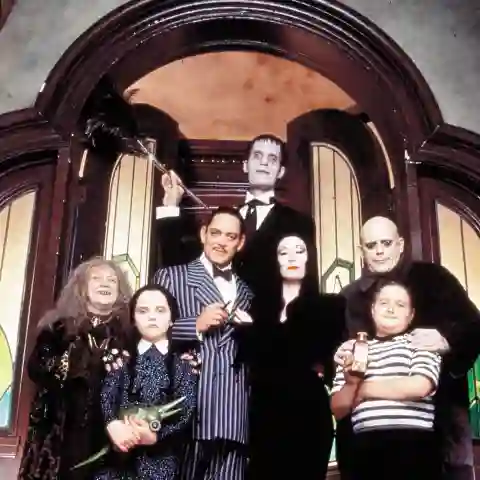 „Die Addams Family“-Darsteller im Jahr 1991