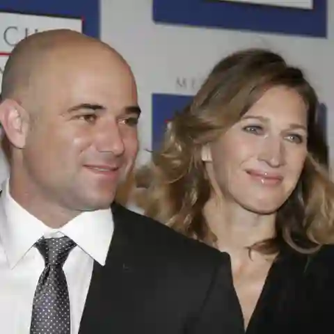 Andre Agassi Steffi Graf roter Teppich
