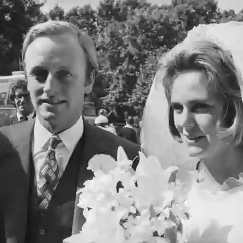 Andrew Parker-Bowles und Herzogin Camilla bei ihrer Hochzeit
