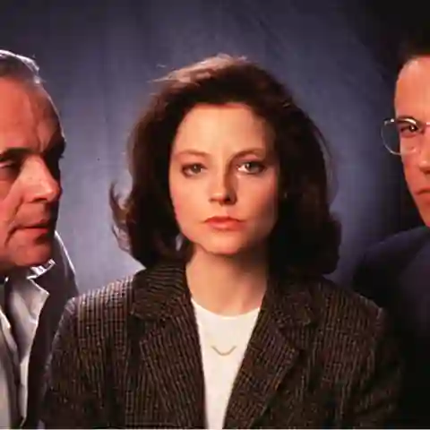 Anthony Hopkins, Jodie Foster und Scott Glenn in „Das Schweigen der Lämmer“