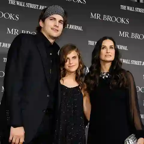 Ashton Kutcher, Tallulah Willis und Demi Moore