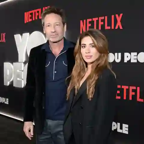 David Duchovny und Monique Pendleberry