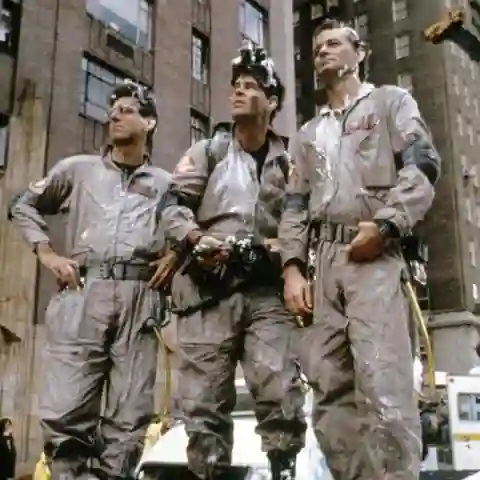 Harold Ramis, Dan Aykroyd und Bill Murray in „Ghostbusters“