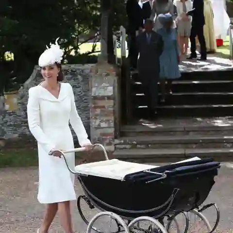 Herzogin Kate bei Prinzessin Charlottes Taufe
