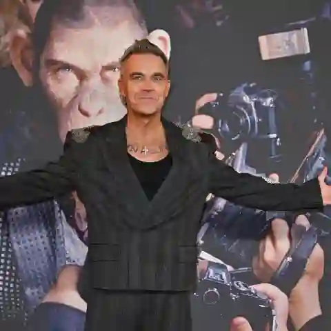 Robbie Williams bei der "Better Man"-Premiere