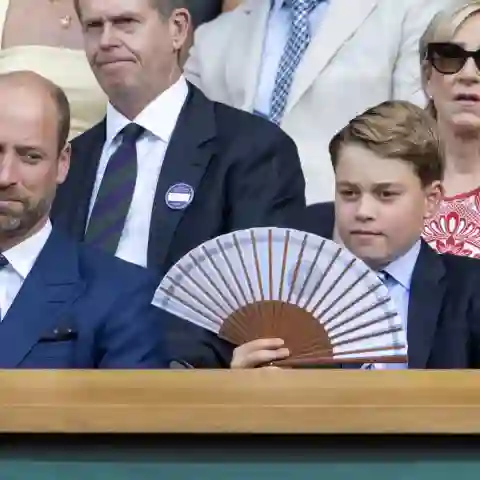 Prinz William und Prinz George beim Herren-Finale Wimbledon