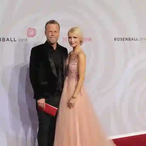 Jenke von Wilmsdorff und Mia Bergmann beim Rosenball am 5. Mai 2018