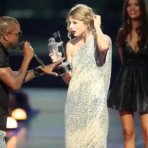 Kanye West und Taylor Swift bei den MTV VMAs am 13. September 2009