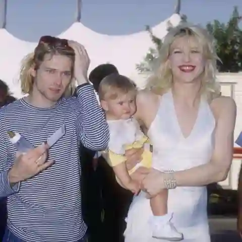 Kurt Cobain, Courtney Love und Frances Bean Cobain 1993