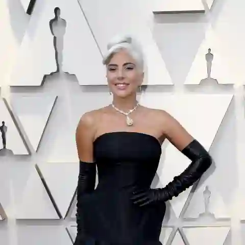 Lady Gaga Oscars Oscar Look Diamant gelber Diamant Kette