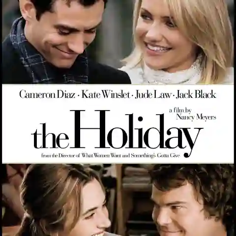 „Liebe braucht keine Ferien“-Filmplakat: Jude Law, Cameron Diaz, Kate Winslet und Jack Black