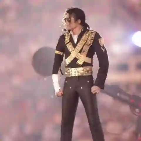 Michael Jackson beim Superbowl