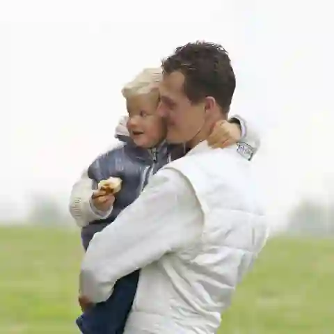 Michael Schumacher mit seinem Sohn Mick
