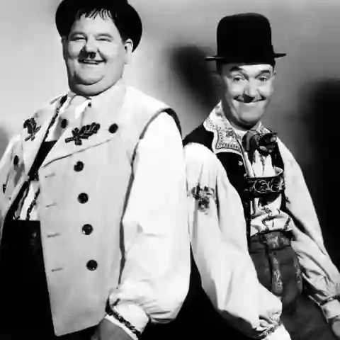 Oliver Hardy und Stan Laurel - bekannt als „Dick & Doof“