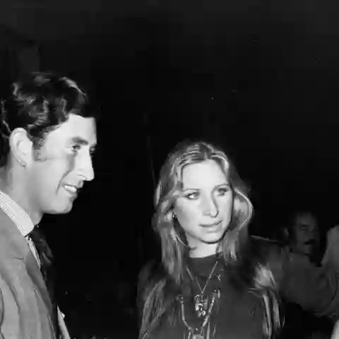 Barbra Streisand und Prinz Charles im Jahr 1968