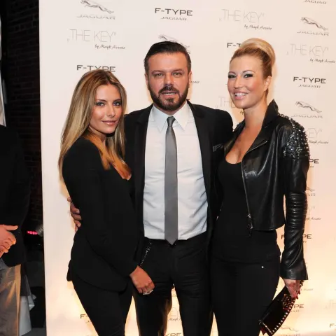 Alain Midzic und seine Frau mit Sophia Thomalla