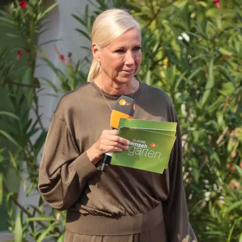 Andrea Kiewel beim „Fernsehgarten“