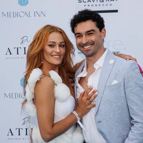 16.06.2023. Düsseldorf. Andrzej Cibis and Victoria Cibis beim Grand Opening und Charity Event im Medical Inn. Düsseldorf