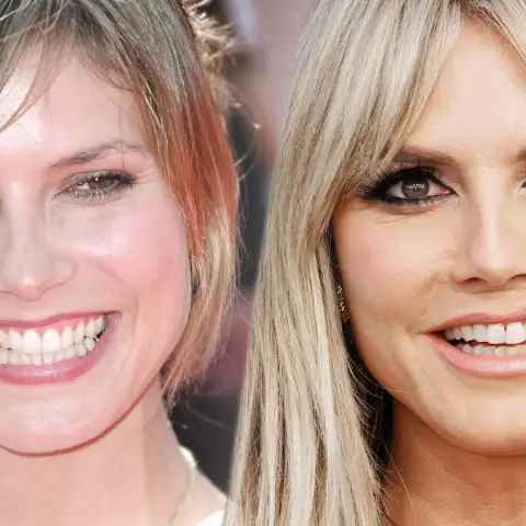 Heidi Klum früher heute