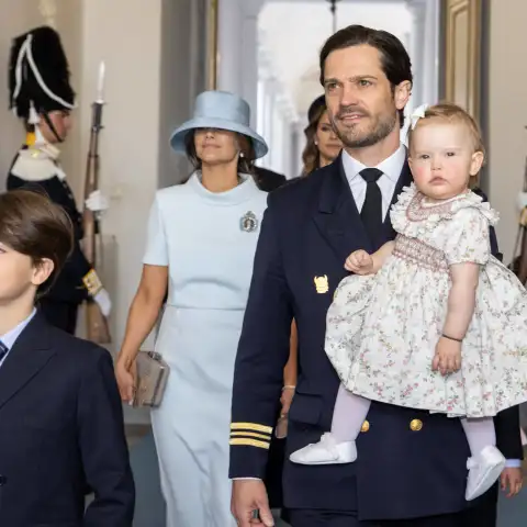 Prinz Carl Philip von Schweden mit Tochter Prinzessin