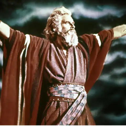 Charlton Heston als "Moses"
