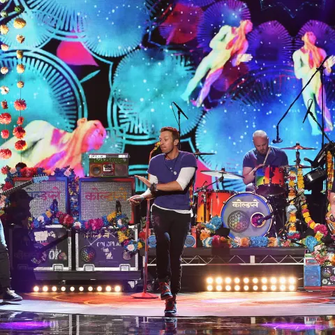 Coldplay sind bekannt für ihre bunten Bühnenshows