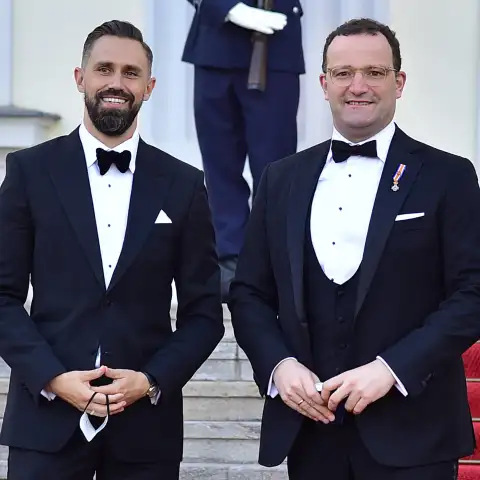 Daniel Funke und Jens Spahn