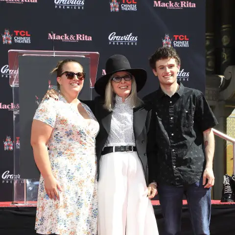 Diane Keaton mit ihren Kindern Dexter und Duke