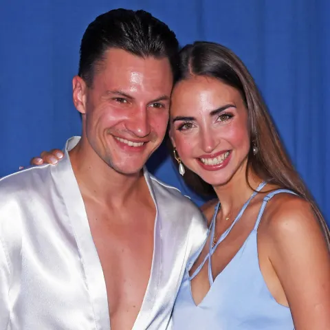 Ekaterina Leonova und ihr Freund