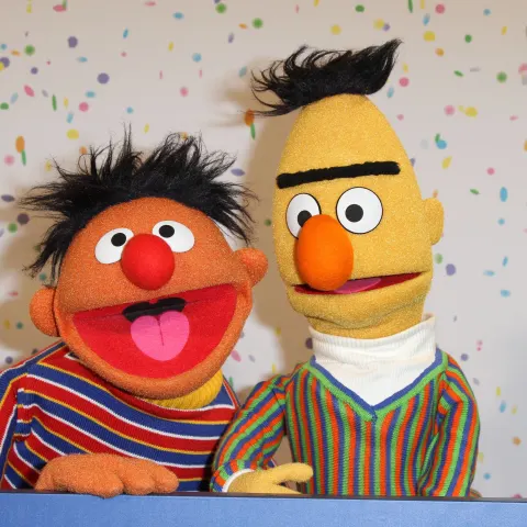 Ernie und Bert aus Sesamstraße