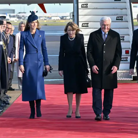 Frank-Walter Steinmeier, Prinz William, Prinzessin Kate und Elke Büdenbender