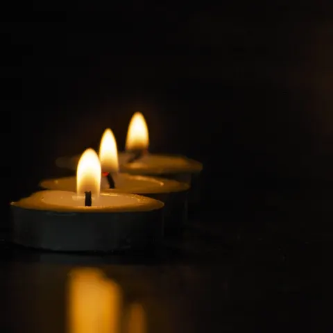 Gedenk-Kerze