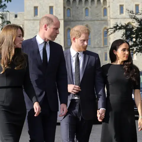 Herzogin Kate, Prinz William, Prinz Harry und Herzogin Meghan