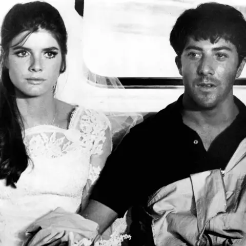 Katharine Ross an der Seite von Dustin Hoffman in „Die Reifeprüfung"