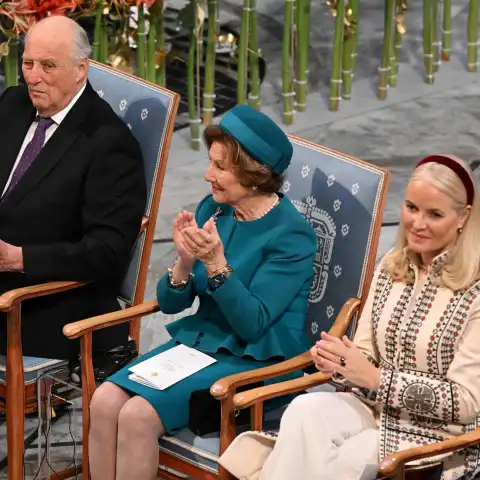 König Harald, Königin Sonja und Prinzessin Mette-Marit.
