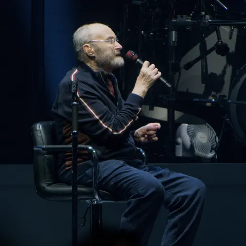 Phil Collins bei einem Konzert 2021