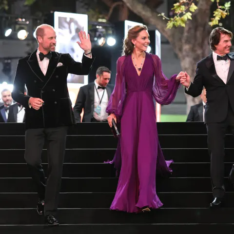 Prinz William, Prinzessin Kate und Tom Cruise