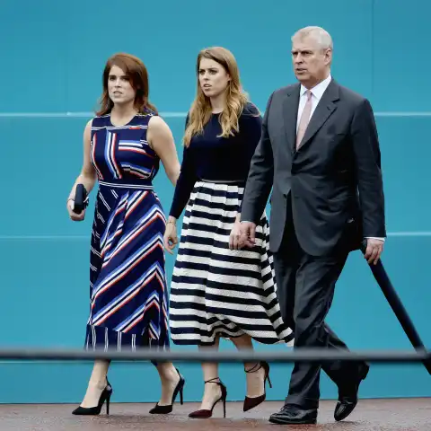 Prinzessin Eugenie, Prinzessin Beatrice und Prinz Andrew