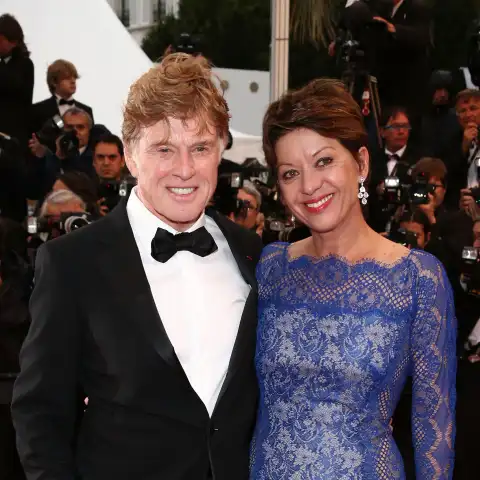 Robert Redford und Sibylle Szaggars