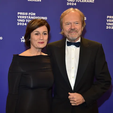 Sandra Maischberger und Jan Kerhart