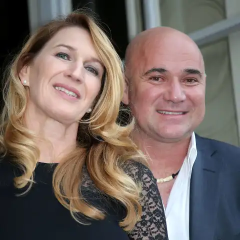 Steffi Graf und Andre Agassi